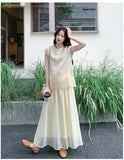 Ballad 2-Piece Embroidered Top Cheongsam Set
