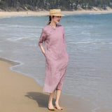 Lara Embroidered Cheongsam Qipao Dress