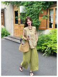 Yolanda 2-Piece Floral Short-Sleeve Cheongsam Set