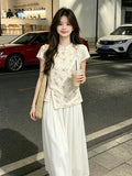Nita 2-Piece Floral Print Cheongsam Set