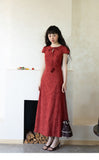 Irene Moonlit Bloom Embroidery Qipao Cheongsam