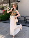 Opulence 2-Piece Floral Print Cheongsam Set