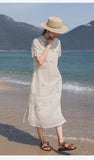 Ava Elevated Embroidered Frog Buttons Elegant Cheongsam Qipao Dress