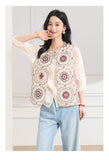 Dara 2-Piece Pink Pattern Cheongsam Top