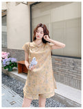 Nadine 2-Piece Floral Print Cheongsam Set