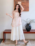 Lara 2-Piece Floral Cheongsam Top Set