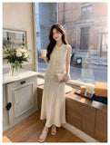 Purity 2-Piece Embroidered Cheongsam Top Set