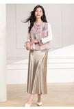 Haute 2-Piece Green Rice Pattern Cheongsam Set