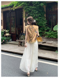 Rina 2-Piece Lace Cheongsam Top Set