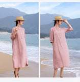 Noble Beguiling Embroidered A Line Elegant Cheongsam Qipao Dress