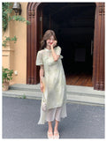 Eleonora 2-Piece Modern Cheongsam Overlay Set