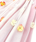Sunflower 2-Piece Gradient Peach Pink Cheongsam Top
