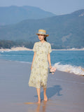 Delilah Mint Green Embroidered Cheongsam Dress