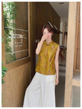 Carolina 2-Piece Floral Print Cheongsam Set