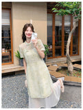 Eleonora 2-Piece Modern Cheongsam Overlay Set