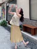 Castle 2-Piece Embroidered Vest Set Cheongsam