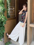 Hermione 2-Piece Dye Print Cheongsam Set