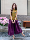 Rhythm 2-Piece Floral Print Cheongsam Set