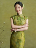 Celeste Ornamental Plus Size Daily Wear Stunning Cheongsam Qipao Dress