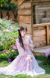 Sunflower 2-Piece Gradient Peach Pink Cheongsam Top