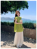 Anya 2-Piece Tassel Cheongsam Top Set