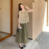 Capella 2-Piece Embroidered Top and Pants Set Cheongsam