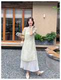 Eleonora 2-Piece Modern Cheongsam Overlay Set