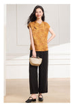 Emma 2-Piece Green Brown Pattern Cheongsam Set