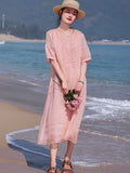 Solstice Elevated Embroidered Ruffles Elegant Cheongsam Qipao Dress