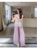 Wilhelmina 2-Piece Sequined Embroidered Vest Set Cheongsam