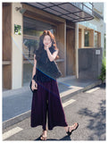 Charm 2-Piece Black Ruffle Cheongsam Set