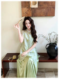 Marcelline 2-Piece Embroidered Cheongsam Top Set