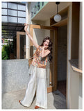 Prestige 2-Piece Jacquard Vest Pants Set Cheongsam