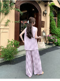 Mila 2-Piece Pastel Lace Cheongsam Set
