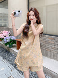 Nadine 2-Piece Floral Print Cheongsam Set
