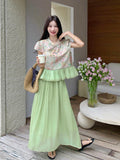 Sirius 2-Piece Lace Jacquard Cheongsam Set