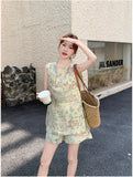 Bellatrix 2-Piece Print Top Set Cheongsam