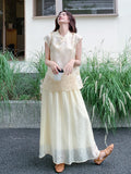 Ballad 2-Piece Embroidered Top Cheongsam Set