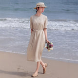 Velvet Impeccable A Line Elegant Embroidered Cheongsam Qipao Dress