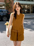 Tranquil 2-Piece Asymmetrical Ruffle Cheongsam Set