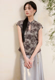 Adaline Blooming Qipao Cheongsam Two Piece