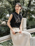 Bethany Gorgeous Qipao Cheongsam Embroidery Top