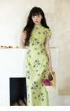 Dina Lace Elegance Embroidery Qipao Cheongsam