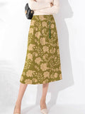 Jade Beautiful Qipao Cheongsam Skirt