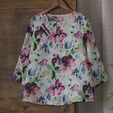 Aitana Flowers Qipao Cheongsam Top