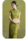 Celeste Ornamental Plus Size Daily Wear Stunning Cheongsam Qipao Dress
