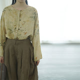 Apricot Fragrant Qipao Cheongsam Top
