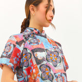 Dragonfly Cheongsam Dress