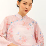 Lovely Peony Cheongsam Top