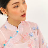 Lovely Peony Cheongsam Top